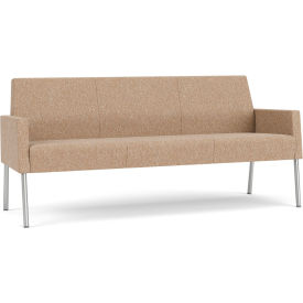 Mystic Lounge Reception Sofa, Silver Frame, Connelly Wren Fabric