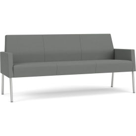 Mystic Lounge Reception Sofa, Silver Frame, Asteroid Fabric