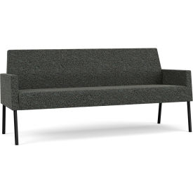 Mystic Lounge Reception Sofa, Black Frame, Connelly Crow Fabric