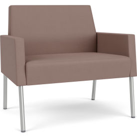 Mystic Lounge Bariatric Chair, Silver Frame, Open House Goose Fabric