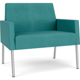 Mystic Lounge Bariatric Chair, Silver Frame, Patriot Plus Sea Vinyl