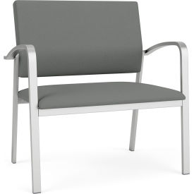 Newport Bariatric Chair, Silver Frame, Open House Asteroid Fabric