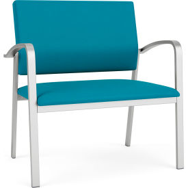 Newport Bariatric Chair, Silver Frame, Waterfall Fabric