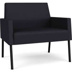 Mystic Lounge Bariatric Chair, Black Frame, Patriot Plus Black Vinyl