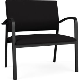 Newport Bariatric Chair, Black Frame, Open House Black Fabric