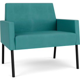 Mystic Lounge Bariatric Chair, Black Frame, Patriot Plus Sea Vinyl