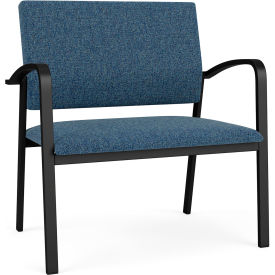Newport Bariatric Chair, Black Frame, Connelly Blue Jay Fabric