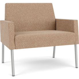 Mystic Lounge Bariatric Chair, Silver Frame, Connelly Wren Fabric