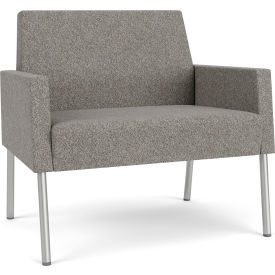 Mystic Lounge Bariatric Chair, Silver Frame, Connelly Dove Fabric