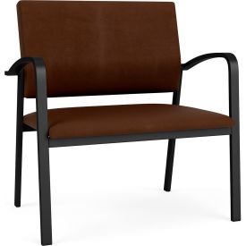 Newport Bariatric Chair, Black Frame, Patriot Plus Mocha Vinyl