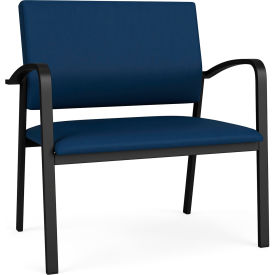 Newport Bariatric Chair, Black Frame, Patriot Plus Imperial Blue Vinyl