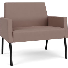 Mystic Lounge Bariatric Chair, Black Frame, Goose Fabric