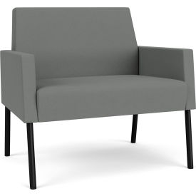 Mystic Lounge Bariatric Chair, Black Frame, Open House Asteroid Fabric