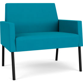 Mystic Lounge Bariatric Chair, Black Frame, Open House Waterfall Fabric