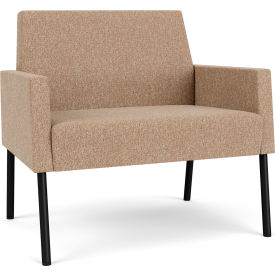 Mystic Lounge Bariatric Chair, Black Frame, Connelly Wren Fabric