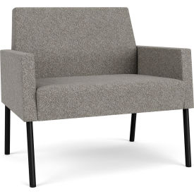 Mystic Lounge Bariatric Chair, Black Frame, Connelly Dove Fabric