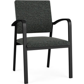 Newport Guest Chair, Black Frame, Connelly Crow Fabric