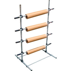 Economy Paper/Poly Tubing Floor Mount Dispenser For 60" Material Width