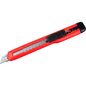 Retractable Thin Snap-Off Utility Knife, Red