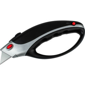 Retractable Knife with Knuckle Handle, Black