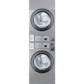 Crossover 2.0 Front Load Stacked Dryer, Gas, 7.7 Cu.Ft. Capacity, 120V, Gray