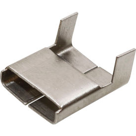 Stainless Steel Wing Seals, 3/4" Strap Width, Pack of 100