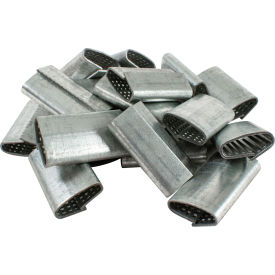 Push On Serrated Poly Seals, 1/2" Strap Width, Pack of 1000