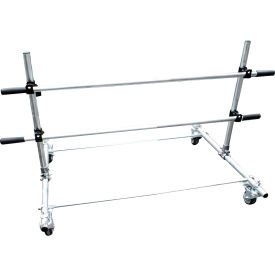 Economy Paper/Poly Tubing Dispenser with Casters For 60" Material Width