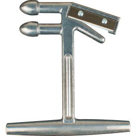 Packaging T-Puller for Polypropylene and Stretch Film For 1" Strap Width, Silver