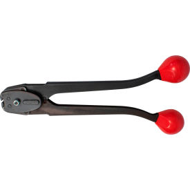 Packaging Economy Front Action Double Notch Sealer For 1/2" Strap Width, Red