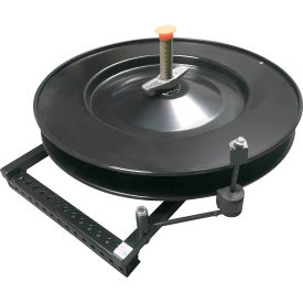 Packaging Oscillated Horizontal Wall Mount Strapping Dispenser, 16" Core, Black