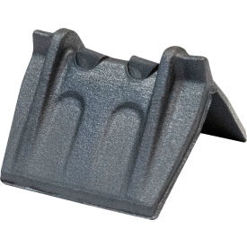 Edge Protectors For up to 5/8" Strap, 1-1/8"L x 7/8"W, Black
