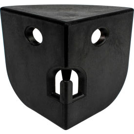 Packaging Corner Spike For Stretch Film, Rope, and Twine, 5/8"L x 2-1/2"W, Black