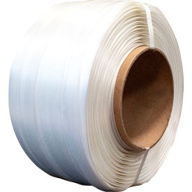 Heavy Duty Composite Poly Cord, 1"W x 1475'L x 0.04" Thick, 8" Core, White
