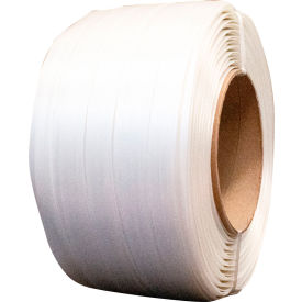 Heavy Duty Composite Poly Cord, 1-1/4"W x 984'L x 0.04" Thick, 8" Core, White