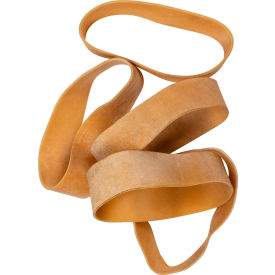 Packaging Standard Rubber Bands, Size 94, 3-1/2" x 3/4", Beige, 100 Bands/1 lb. Pack