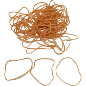 Standard Rubber Bands, Size 16, 2-1/2" x 1/16", Beige, 1670 Bands/1 lb. Pack