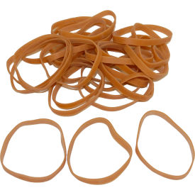 Standard Rubber Bands, Size 64, 3-1/2" x 1/4", Beige, 310 Bands/1 lb. Pack