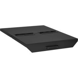 Hinged Lid For 1/2 Cu. Yd. Self Dumping Hopper, Black