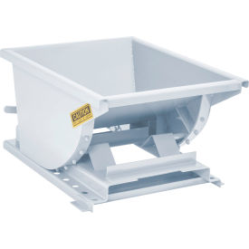Heavy Duty Steel Self Dumping Forklift Hopper, 1/4 Cu. Yd., 6000 lb. Capacity, White