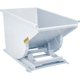 Heavy Duty Steel Self Dumping Forklift Hopper, 3/4 Cu. Yd., 7000 lb. Capacity, White
