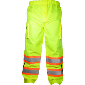 Rip-Stop 2-Tone Breathable Rain Pant, Class E, 2XL, Yellow