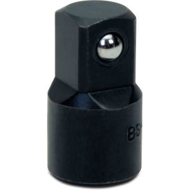 Adapter, 3/8" Female x 1/2" Male Drive, 1-5/16"L, Black