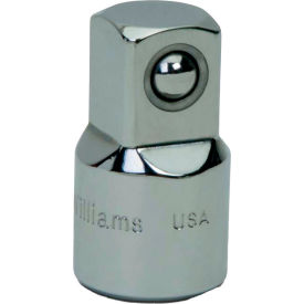 Adapter, 3/8" Female x 1/2" Male Drive, 1-5/16" Length, Chrome