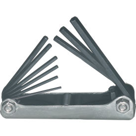 9 Pieces Folding Hex Key Set