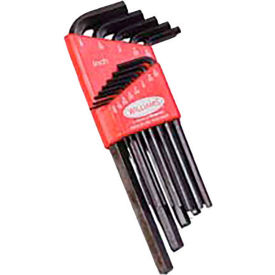 13 Pieces SAE Long Arm Hex Key Set, Standard Key Style