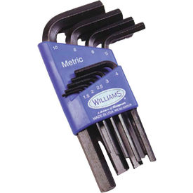 9 Pieces Metric Short Arm Hex Key Set, Standard Key Style