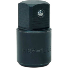 Adapter, 3/4" Female x 1" Male Drive, 3"L, Black