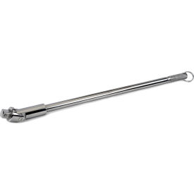 Flex Handle with Safety Ring, 1" Drive, 34-3/16"L, Chrome