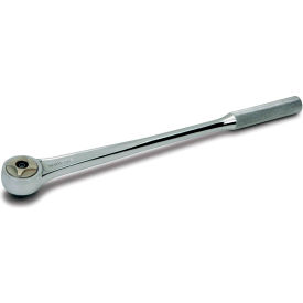 Drive Round Head Ratchet, 1/2" Drive, 15"L, Chrome